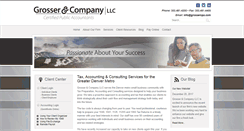 Desktop Screenshot of grossercpa.com